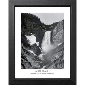 Ansel Adams Yellowstone B/W Photo Picture Framed Art Print