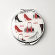 Shoe Shopping Compact Mirror