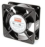 UPC 663001048657 product image for Dayton Axial Fan 115 Volts AC; 18 Watts; 107 CFM; Model 6KD76 | upcitemdb.com