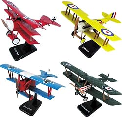 InAir E-Z Build 4pc Set - Sopwith Camel F.1, Spad S.VII, Fokker D.VII and Fokker Dr.1