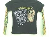 Ed Hardy - Ed Hardy Kids Tattoo Sleeve Pirate Girl Shirt Tattoo Sleeve Shirt for kids