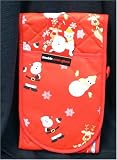 Christmas Red Double Oven Glove