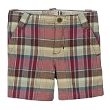 Infant Boys' Genuine Kids from OshKosh Race Car Plaid Shorts - Brick
