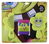 7 Piece Spongebob Hair Accessory Set Comb, Mirror & TerriesIMAGE