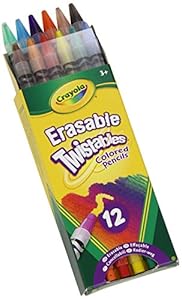 Amazon.com: Crayola® Twistables® Erasable Colored Pencils 12-Pack: Toys