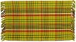 100% Cotton Flat Weave Rug Plaid 2 X 3