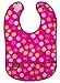 Kushies Waterproof Bib, Pink Circle, Infant