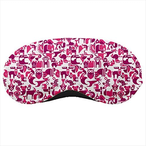 Animal Monkeys Owls Patterns Comfortable Sleeping eye mask