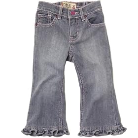 ruffle flare jeans