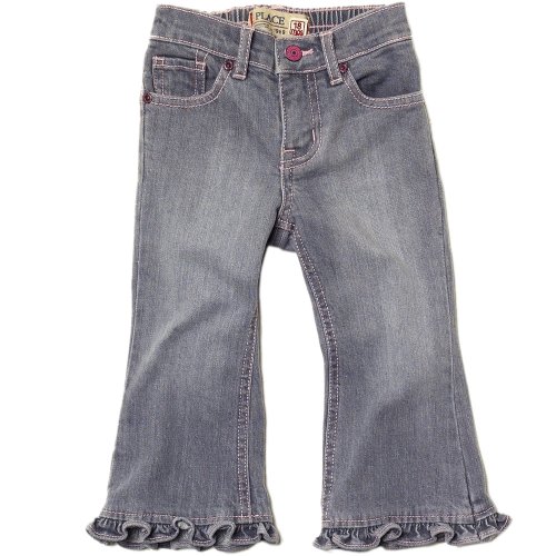 ruffle flare jeans