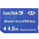 Sony HDR-SR11 Camcorder Memory Card 4GB Memory Stick Pro Duo