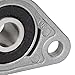 BQLZR Zinc Alloy Bearing Housings KFL08 8 MM Diameter Flange with Pillow Block