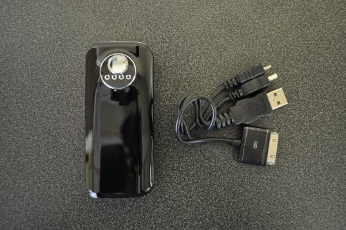 Emaginix 5600mAh Portable High Capacity Back Up External Battery Charger Power Bank w/ Built-In Flashlight; Black; Charges Apple iPad, iPad Mini, iPhone 4 / 4S / 3GS, iPod; Samsung Galaxy S4, S3, S2, Galaxy Note, Note 2; Motorola Droid Razr, X2; LG Escape, Optimus G; HTC One, One X, EVO, Thunderbolt; Nokia Lumia 800, 900, 920; BlackBerry Z10, 9360 Curve, 9900 Bold
