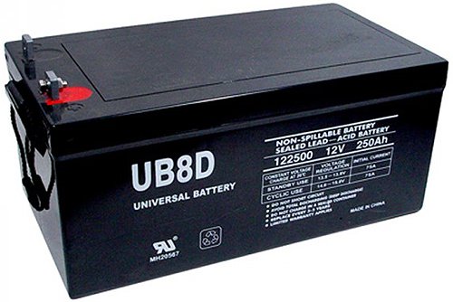 12V 250Ah Sealed Lead Acid Replacement Battery for Solar 