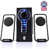 IMAGE OF GOgroove BassPULSE Hi-Fidelity 2.1 Satellite Sound System with Subwoofer for PC, Mac, MP3, iPod, Tablets and Home-Theater