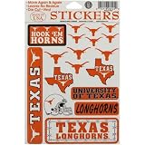 Texas Longhorns 24-Count Team Vinyl Stickers