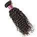 ALI JULIA Hair 1-pack Bundle 10A Malaysian Virgin Curly Hair Weft Unprocessed Human Hair Weft Extensions Natural Color (20inch)