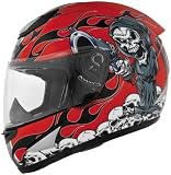 Cyber Helmets US 39 Solid Helmet , Color: Red/Black, Style: Reaper with Gun, Size: Sm 640701 519NuKHzU7L. SL160 Cyber Helmets US 39 Solid Helmet , Color: Red/Black, Style: Reaper with Gun, Size: Sm 640701