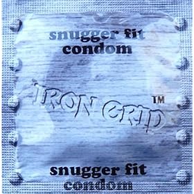 CAUTION WEAR IRON GRIP Snugger Fit-Lubricated Condoms, 36