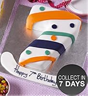 Stripes & Spots Number Cake (Single Number)