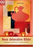Neue dekorative Bilder: Acrylmalerei auf Keilrahmen in warmen Farbt&ouml;nen