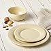 Rachael Ray Cucina Dinnerware 10.5-Inch Stoneware Dinner Plate, Almond Cream