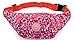 Zerd Women Fashionable Floral Printed Outdoor Hiking Waist Pack Fanny Pack Chest Pack