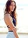 OURS Backless One Piece Monokini Halter Pad Bikini Swimsuits Swimwear (M, Blue 1)