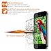 iPhone 5S Screen Protector, COCOCAT [Tempered Glass][with Easy Installation Tool] 0.15mm Ballistic Glass iPhone5S/5/5C/SE Glass Screen Protector Work with iPhone 5S/5/5C/SE andProtective Case