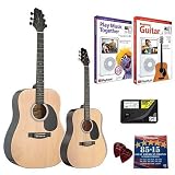  : Full Size and 3/4 Size Beginner Acoustic Guitar Pack with Free Accessories