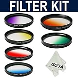 58mm Graduated Color Filter Lens Kit For Canon DSLR Camera, Including: S3 S ....