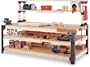 2x4basics 14429 Workbench and Shelving Storage System with Hooks and Clamps