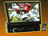 PERFORMANCE TEKNIQUE ICBM-SATLITE 7 Automobile Digital Panel TFT Touch Screen, In-Dash One Din, DVD/CD/MP3/MP4/WMA Player,AM/FM MPX Radio, Built-In GPS,USA/MEXICO/CANADA Maps Included, USB Port/SD Card Interface, AUX, BLUETOOTH, Car Steering, Dual Zone, CC LED Fully Motorized/Detachable Front Panel