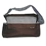 Trend Lab Brown Canvas Messenger Bag with Blue and Brown Stripe