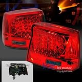06-07 Dodge Charger Led Tail Lights Lamps Smoke/red