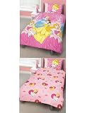 Disney Princess Shimmering Duvet Cover Set, Multi, Single