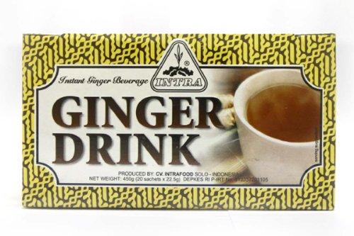 Intra Instant Ginger Drink (Jahe Wangi) in 16oz (500g) Box. (Pack of 1)