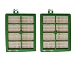 (2) Electrolux Eureka Sanitaire H12 HF1 Upright/Canister Pleated Hepa Filter Aptitude, Harmony, Oxygen, Oxygen Ultra, Sanitaire System Pro, Eureka, Whirlwind, Cyclonic, Europa Power Team, Excalibur Home Cleaning System, H13 SP012 H12 60286A EL012W EL020 EF26 VF15