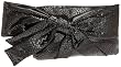 High Fashion Python Print Clutch with Bow