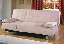 Home Elegance 4787PT Peat Micro-Fiber Futon/Sofa
