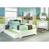 Oberon White 4 Pc Full Sleigh Bedroom 519OEQCHOXL. SL160 Oberon White 4 Pc Full Sleigh Bedroom