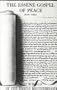 Essene Gospel of Peace, Bk 3: Lost Scrolls of the Essene Brotherhood