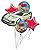 Anagram International Hot Wheels Speed City Bouquet, Multicolor