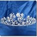 Bridal Wedding Tiara Crown With Flowers 46496
