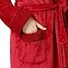 Richie House Women's Plush Soft Warm Fleece Bathrobe RH1591-C-M