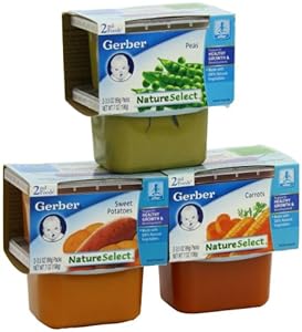 Gerber Vegetables, Assorted, 3.93 Pound (Pack of 18)