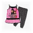 Disney Camp Rock "Mitchie and Shane" 2 piece cami and capri set for girls