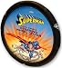  : Silver Superman Shield DC Comics Steering Wheel Cover