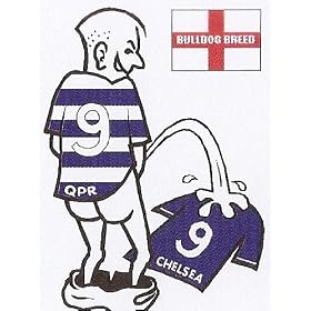 QPR On Chelsea Wee On Car Sticker