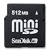 SanDisk Mini SD - Flash memory card - 512 MB - miniSD